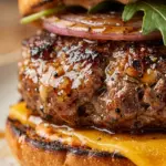 BBQ Maple Glazed Beef Burgers