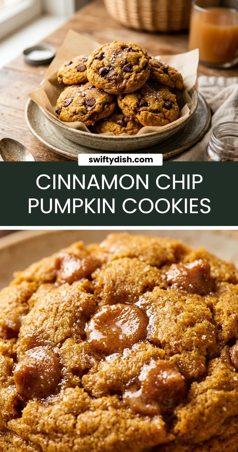 Cinnamon Chip Pumpkin Cookies