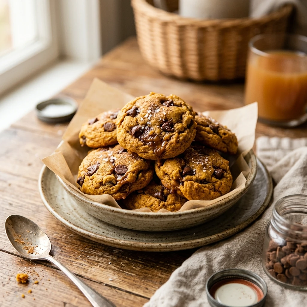 Cinnamon Chip Pumpkin Cookies