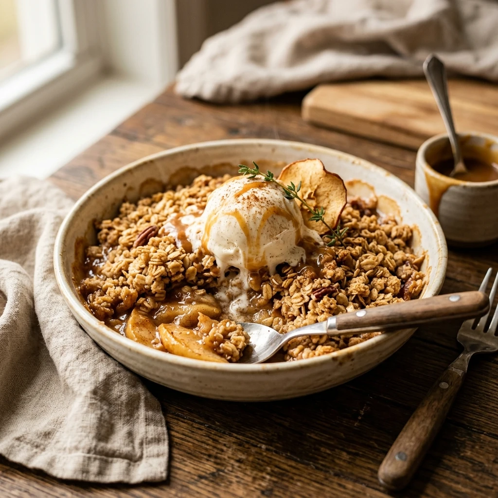 Classic Apple Crisp With Oat Crumble
