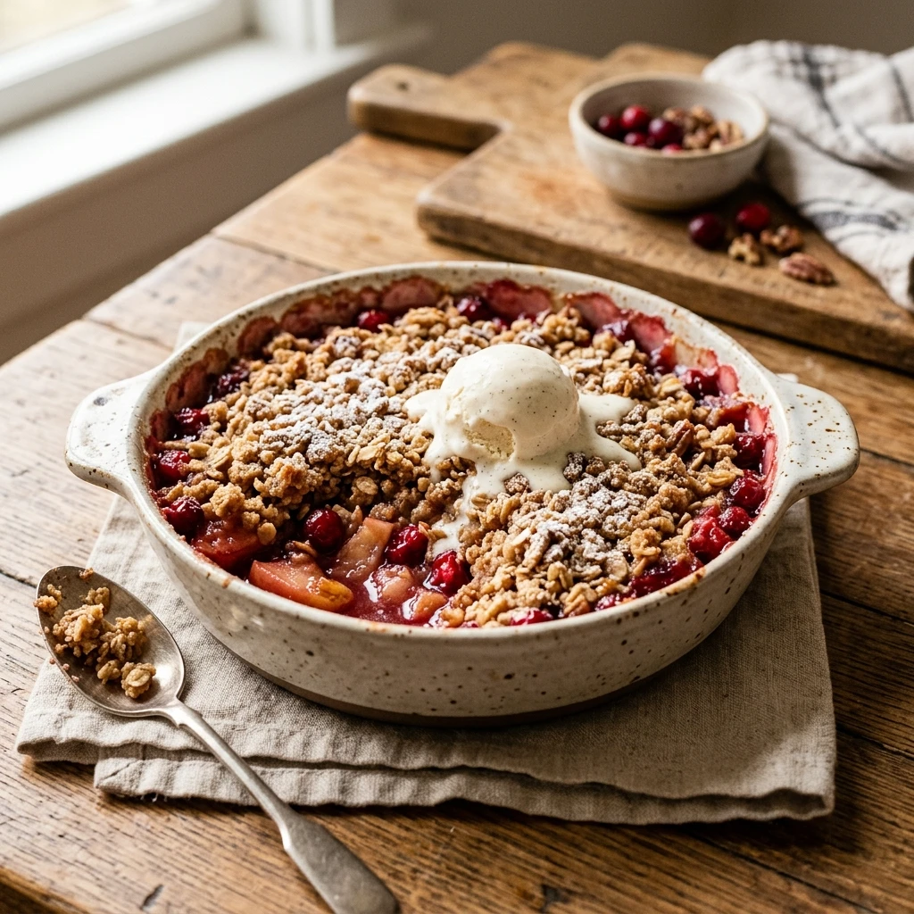 Cranberry Apple Crisp