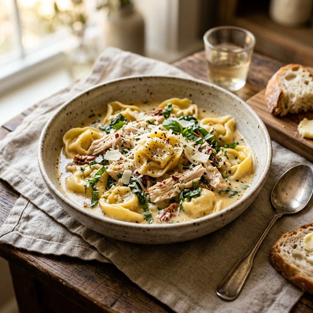 Creamy Chicken Tortellini