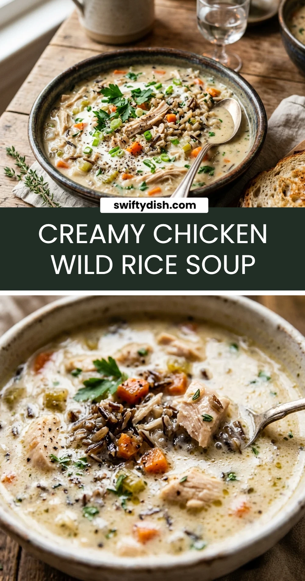 Creamy Chicken Wild Rice Soup