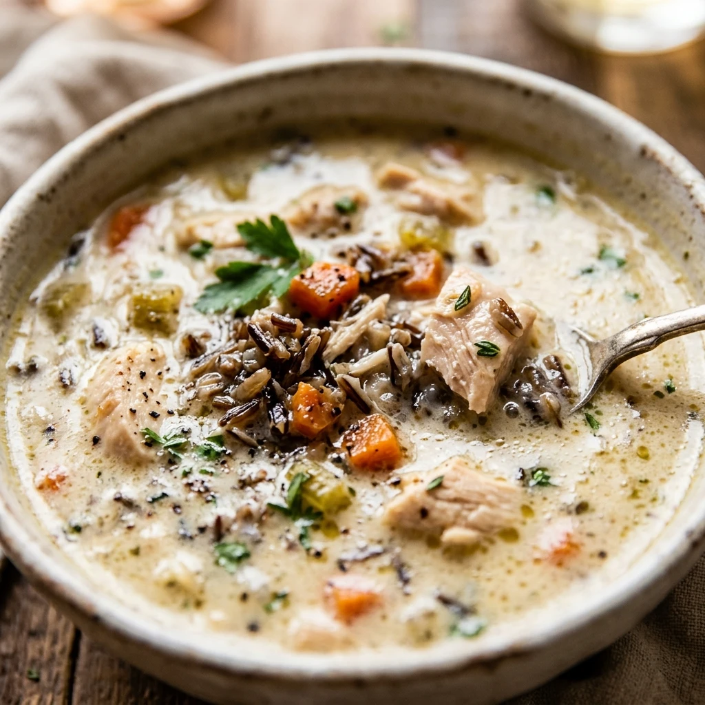 Creamy Chicken Wild Rice Soup