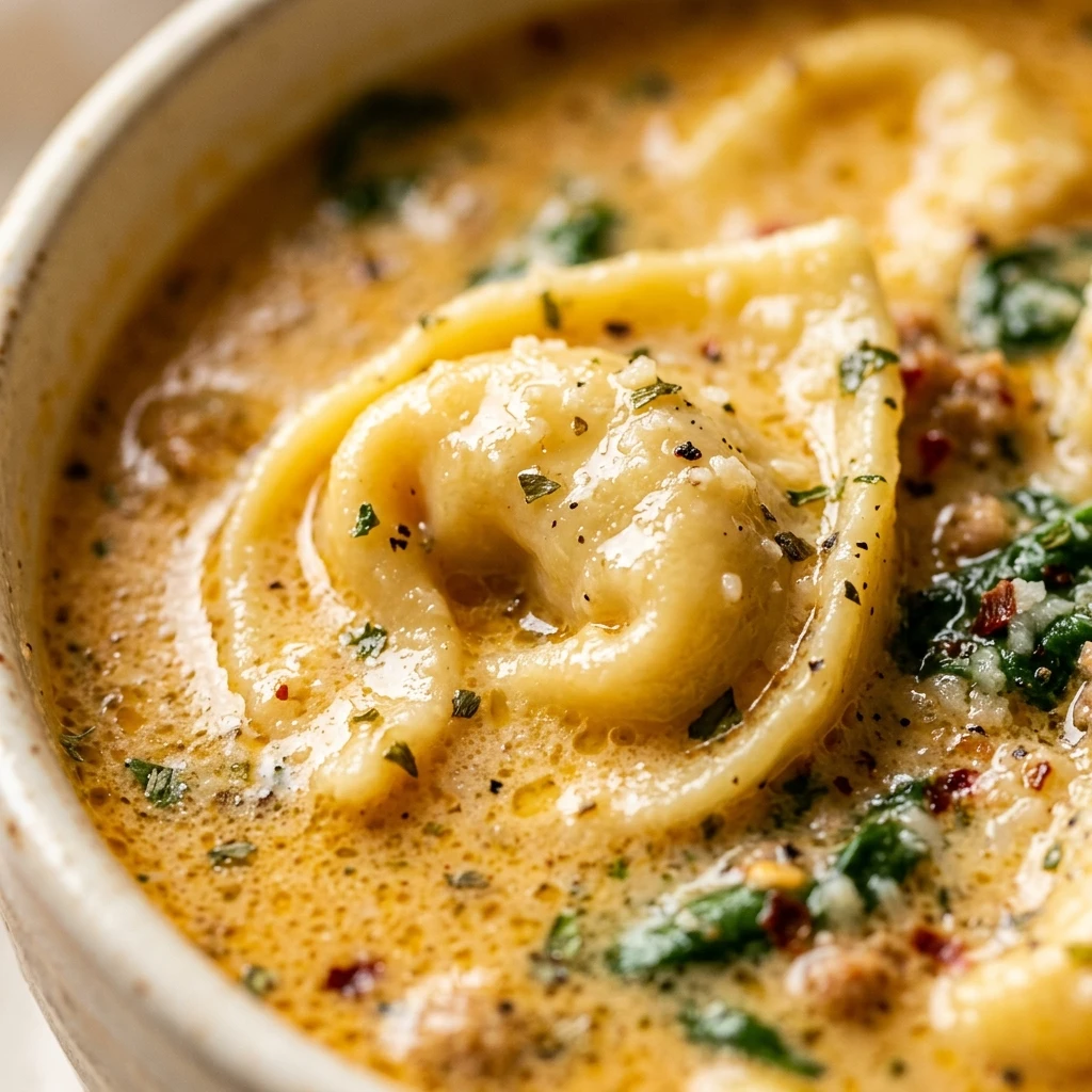 Creamy Tortellini Soup