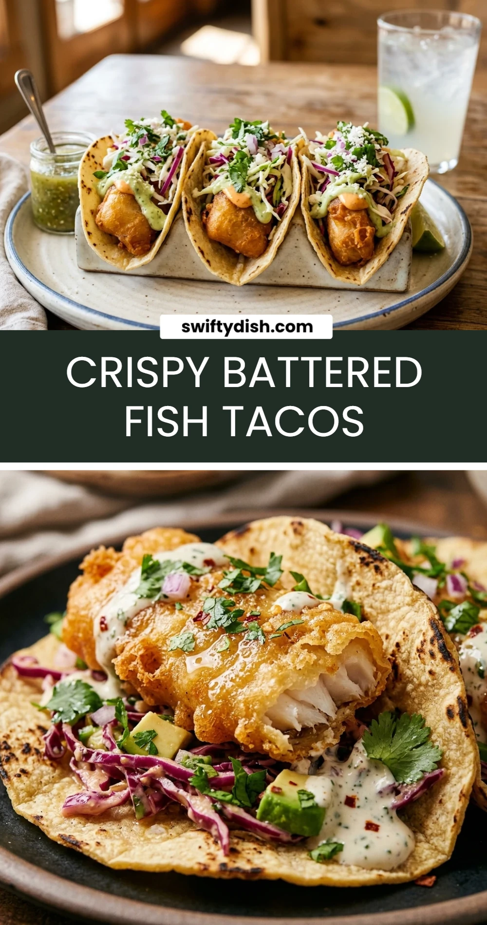 Crispy Battered Fish Tacos
