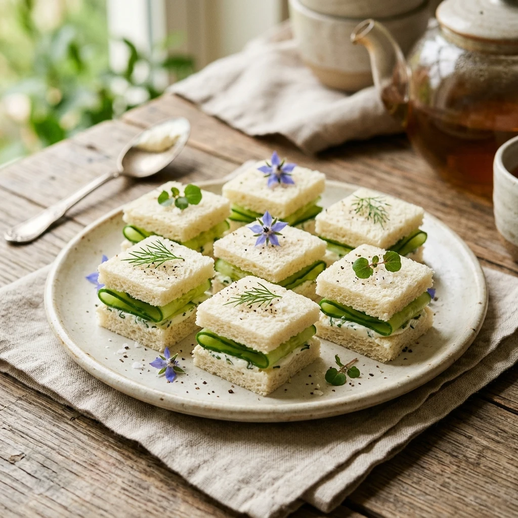 Cucumber Tea Bites