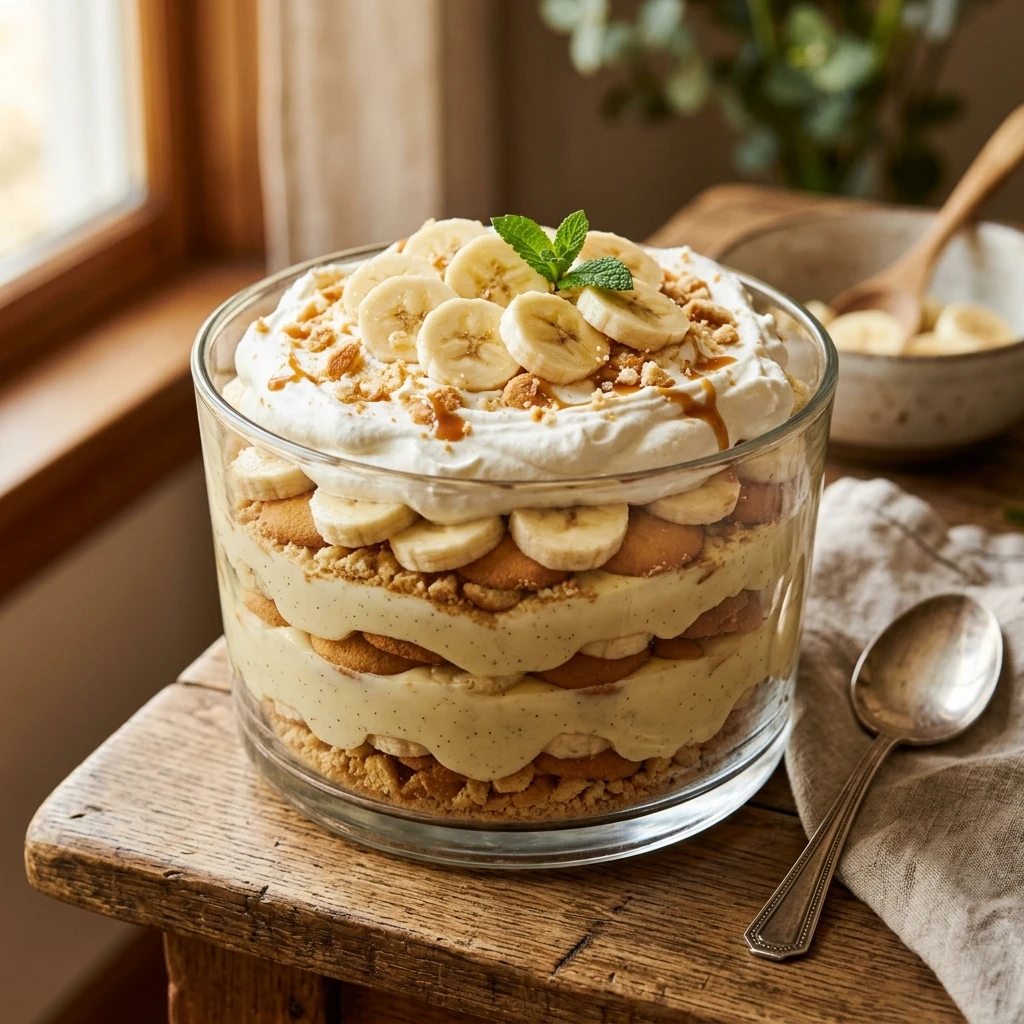 Easy Banana Pudding Trifle