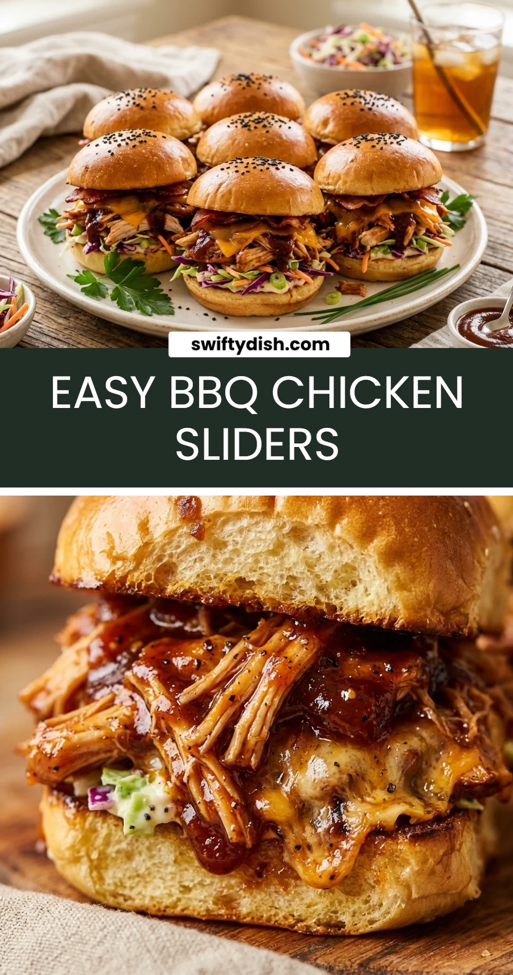 Easy BBQ Chicken Sliders