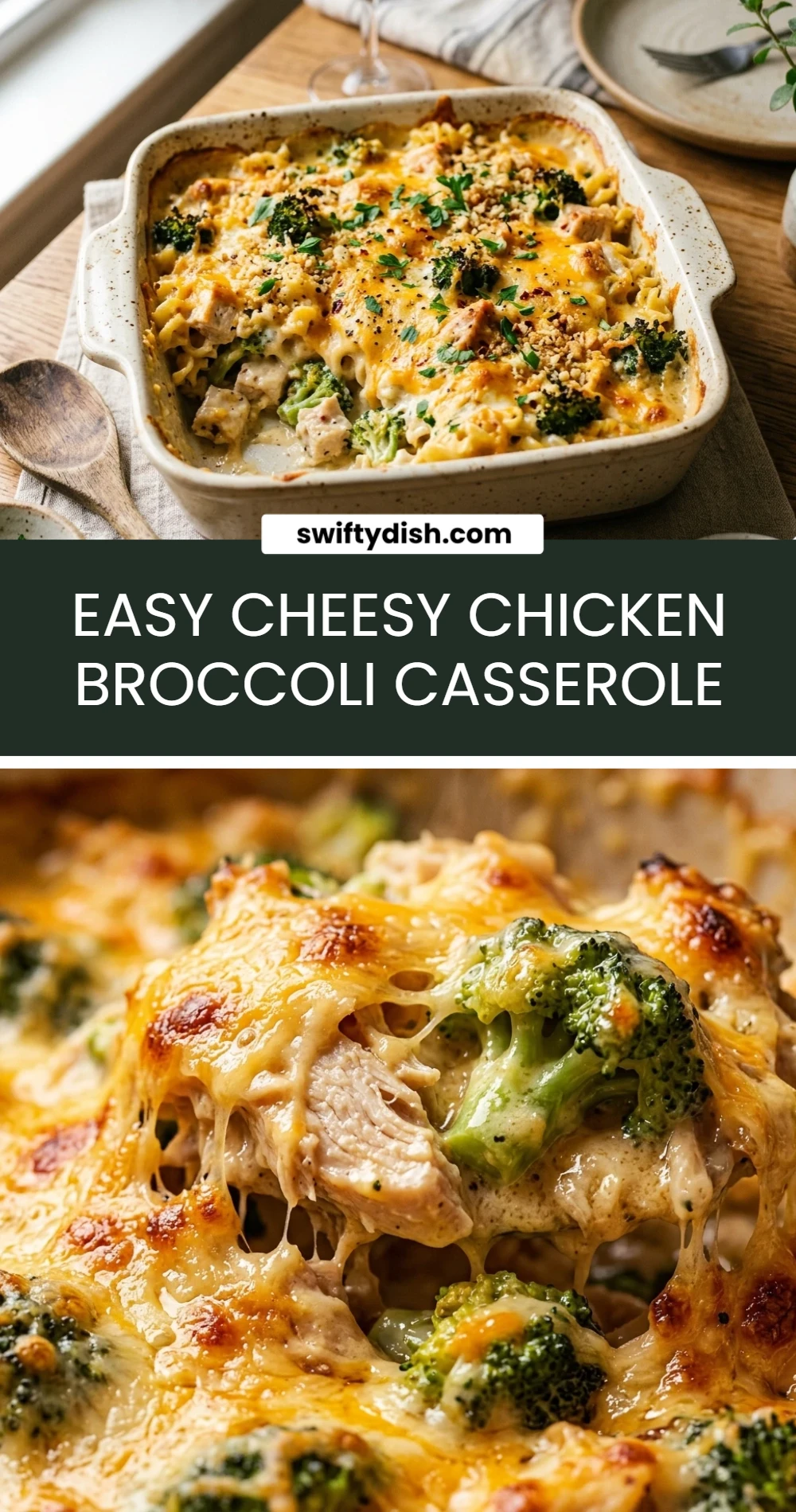 Easy Cheesy Chicken Broccoli Casserole