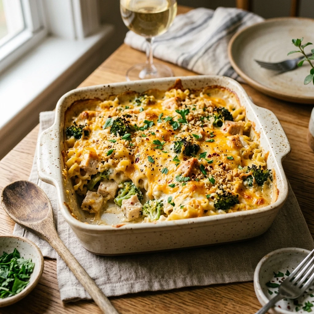 Easy Cheesy Chicken Broccoli Casserole