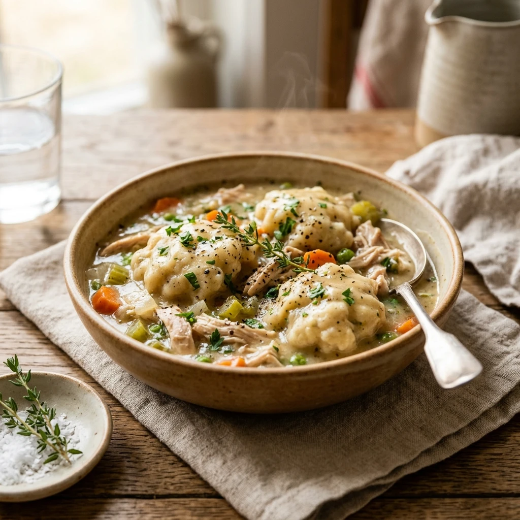 Easy Chicken And Dumplings