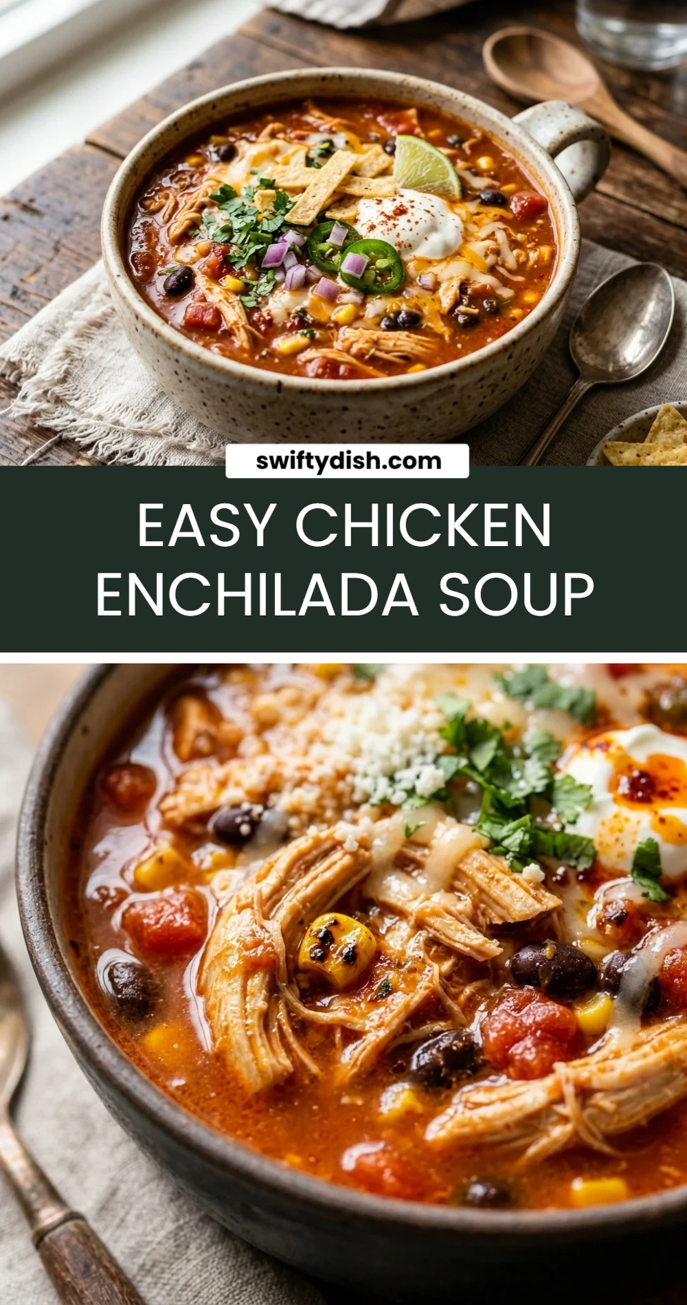 Easy Chicken Enchilada Soup