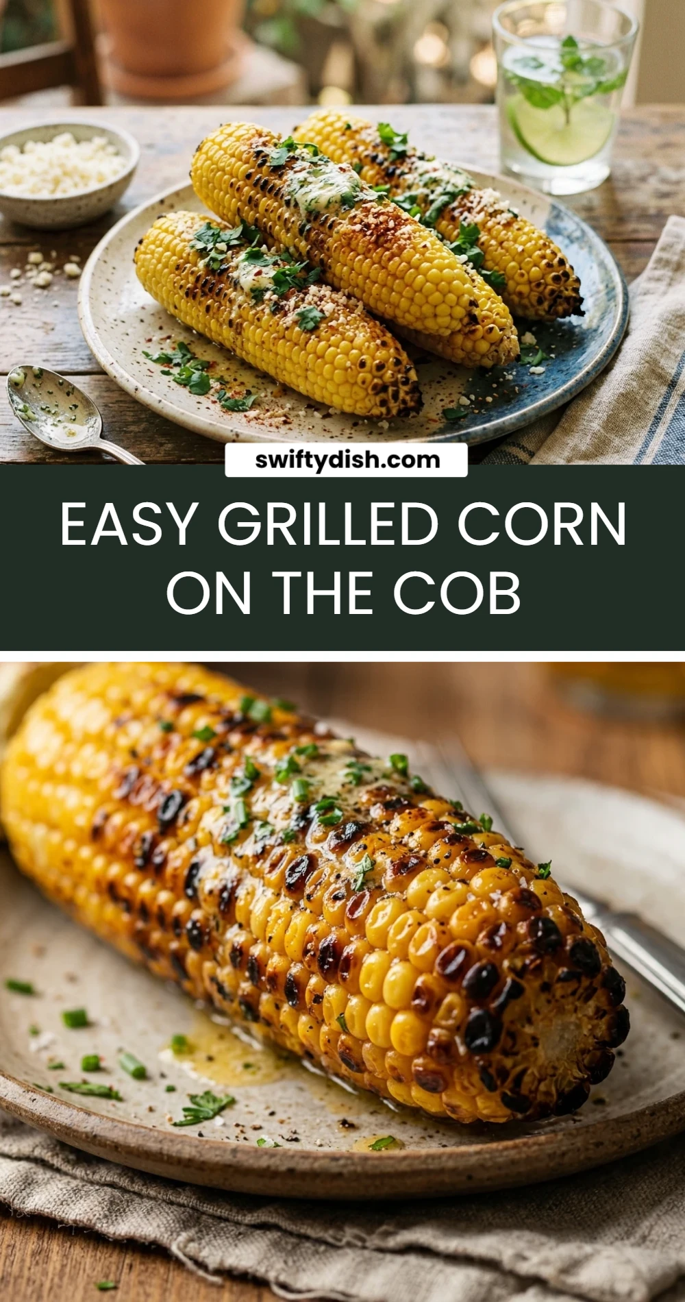 Easy Grilled Corn On The Cob