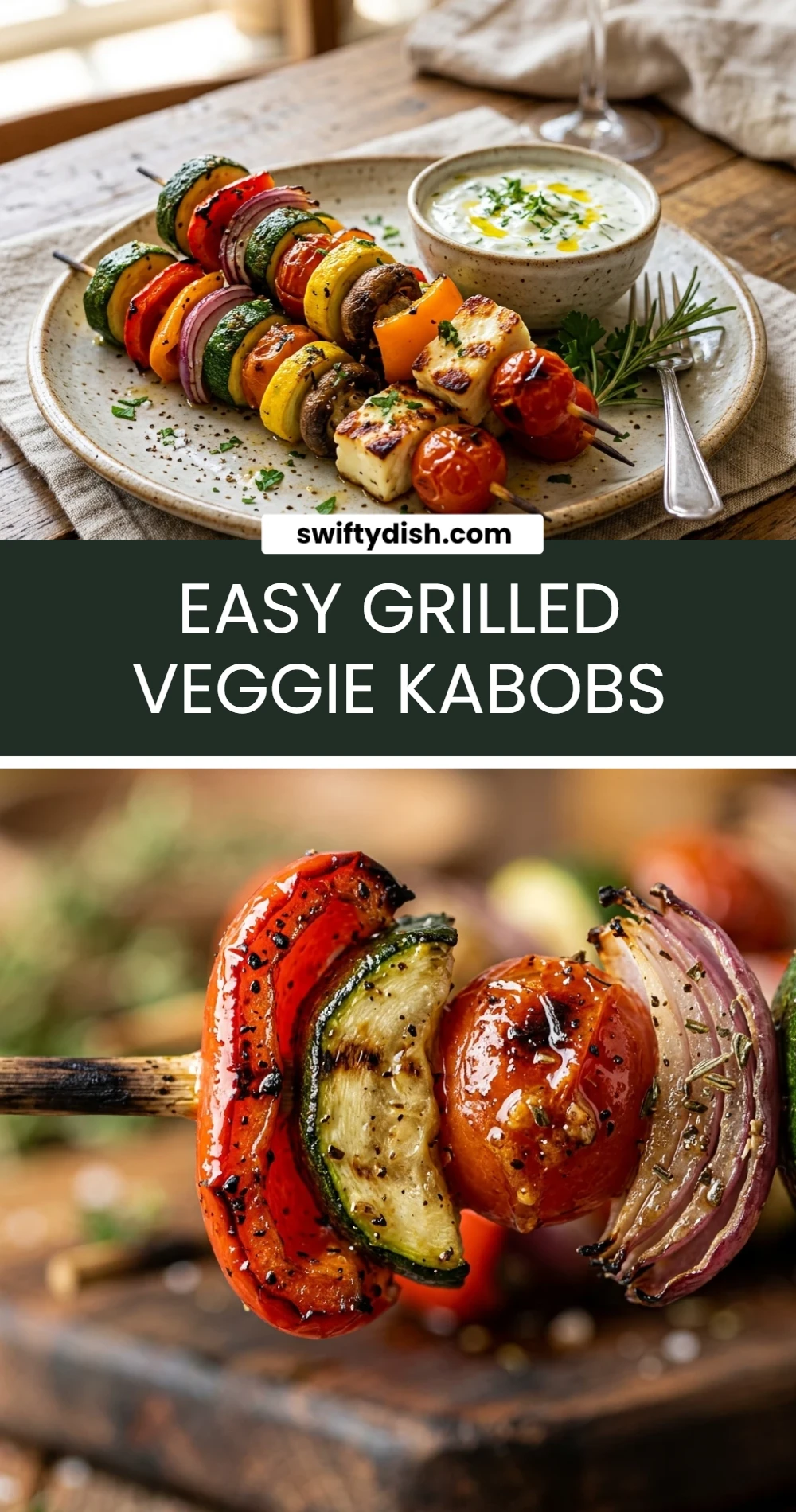 Easy Grilled Veggie Kabobs