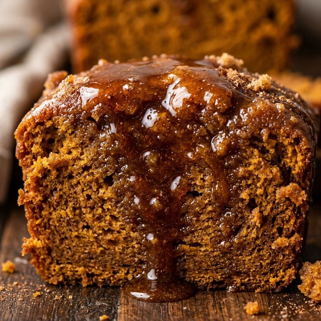 Easy Maple Glazed Pumpkin Bread