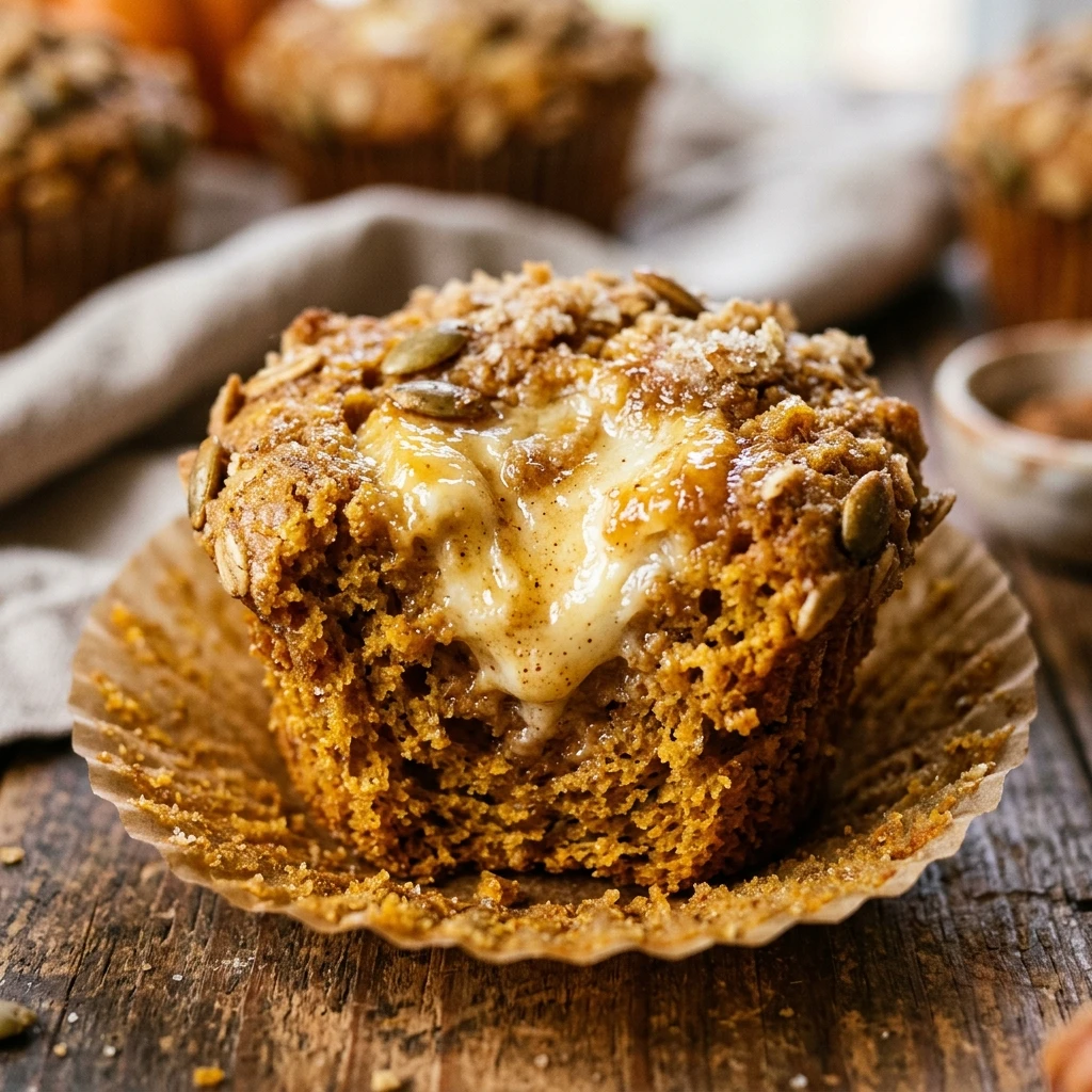 Easy Pumpkin Cream Cheese Muffins