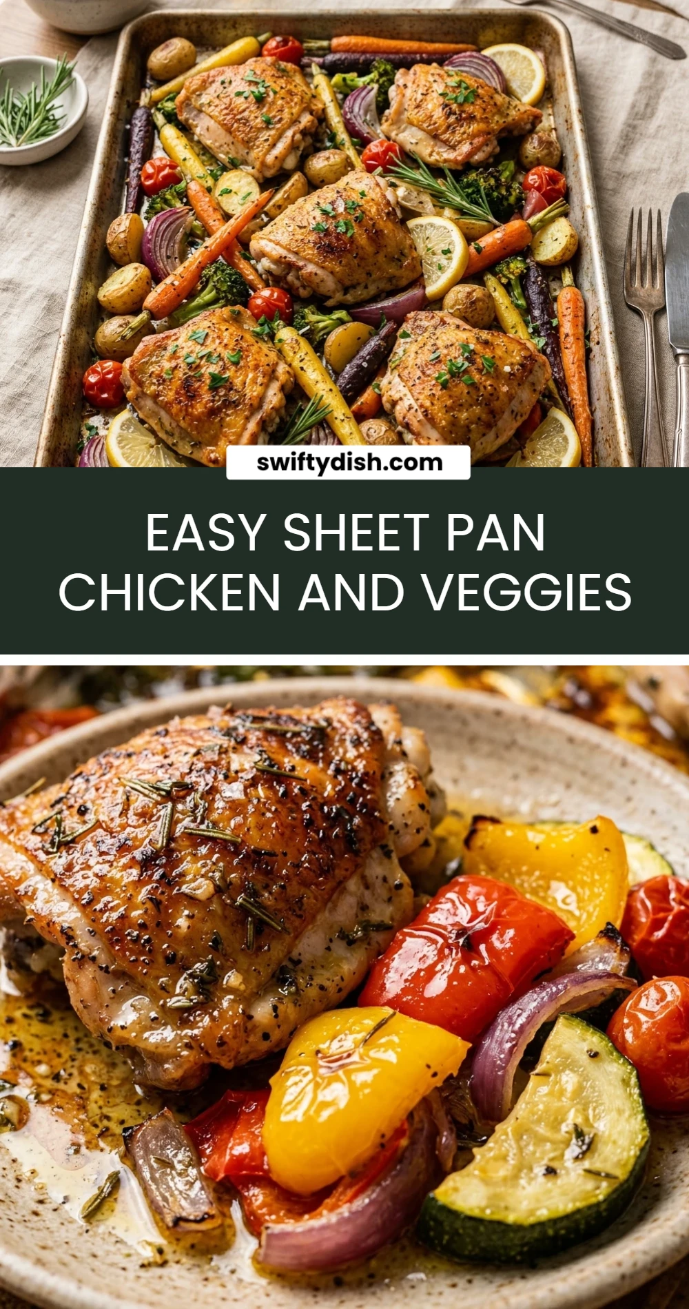 Easy Sheet Pan Chicken And Veggies