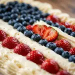 Flag Sheet Cake