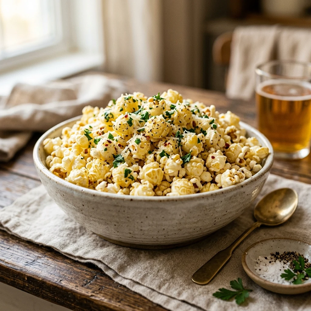 Garlic Butter Popcorn