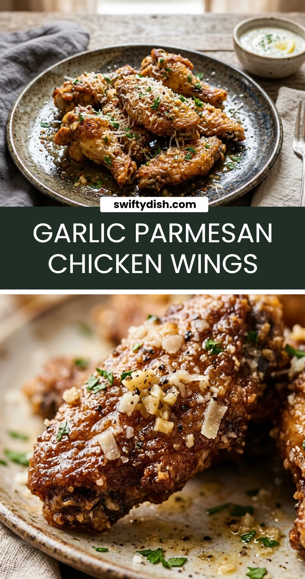 Garlic Parmesan Chicken Wings