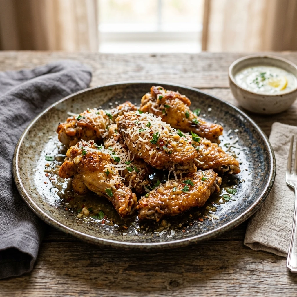 Garlic Parmesan Chicken Wings