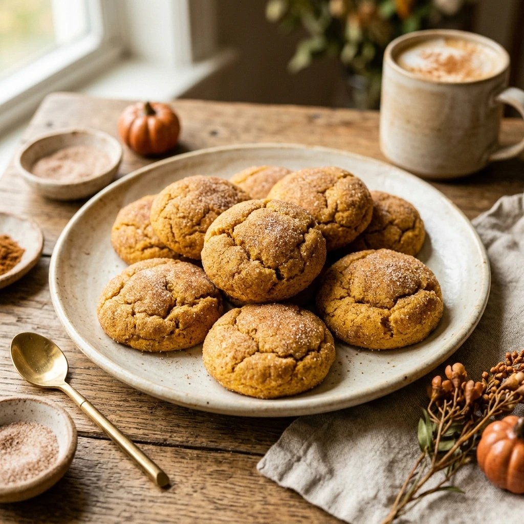 Gluten Free Pumpkin Snickerdoodles