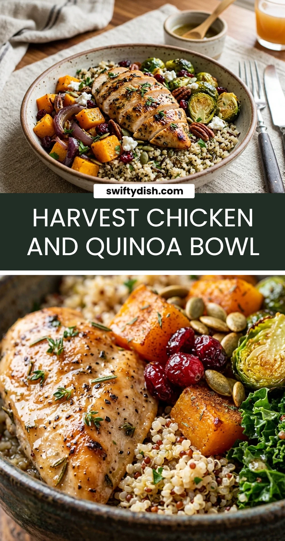 Harvest Chicken And Quinoa Bowl
