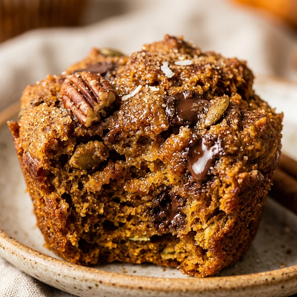 High Protein Pumpkin Muffins