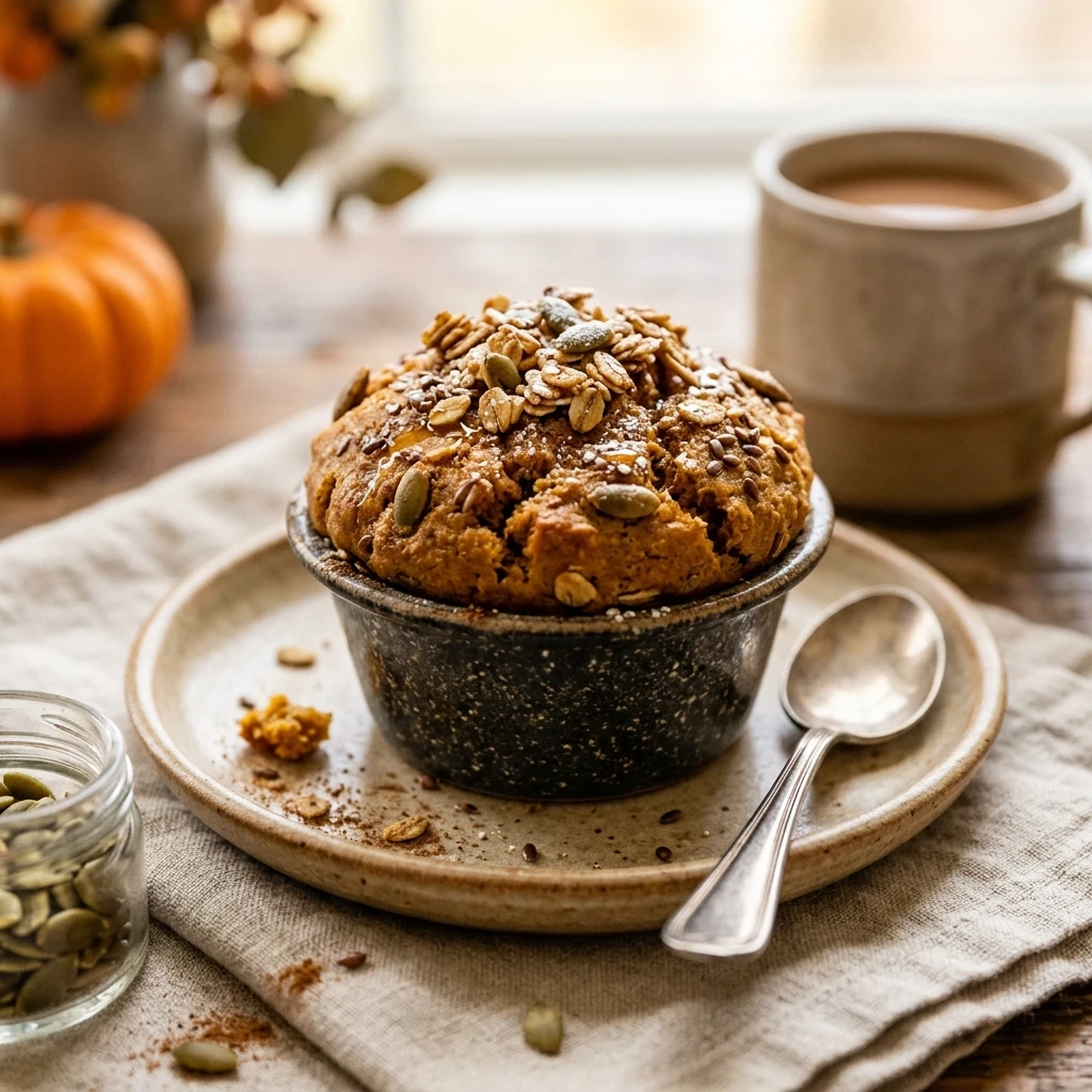 High Protein Pumpkin Muffins