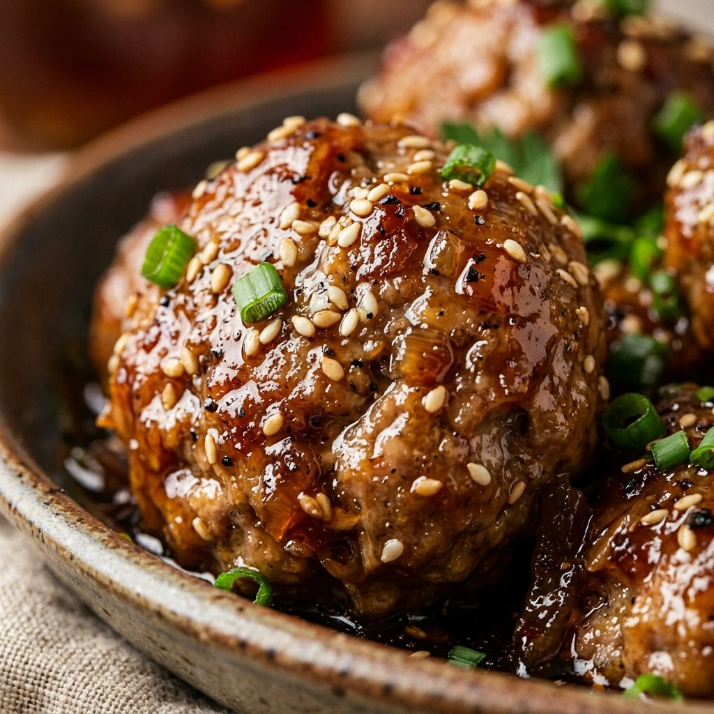 Honey Garlic Meatballs