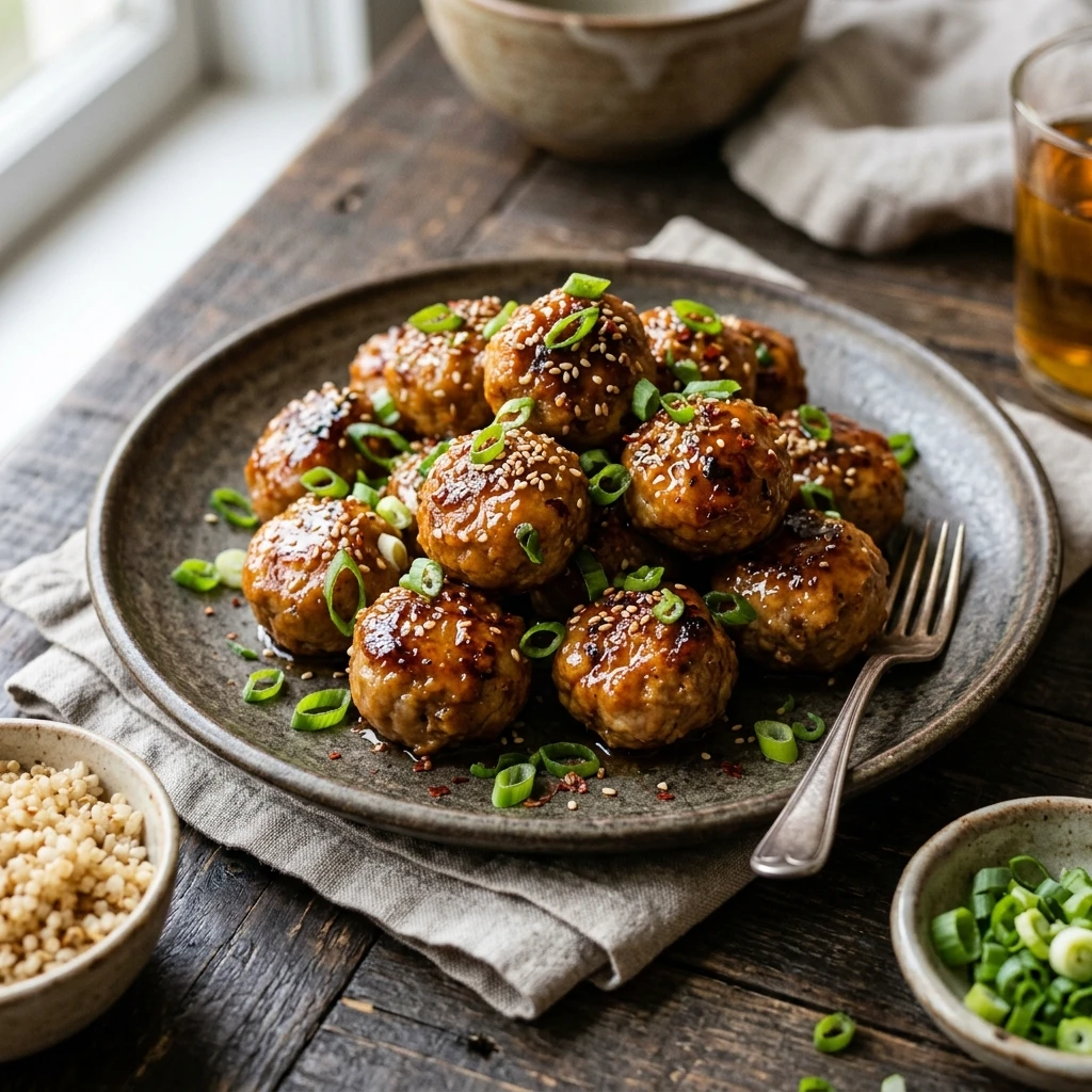Honey Garlic Meatballs