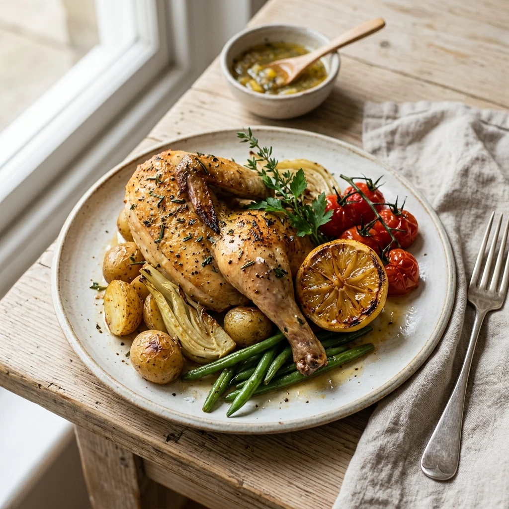 Lemon Herb Roast Chicken