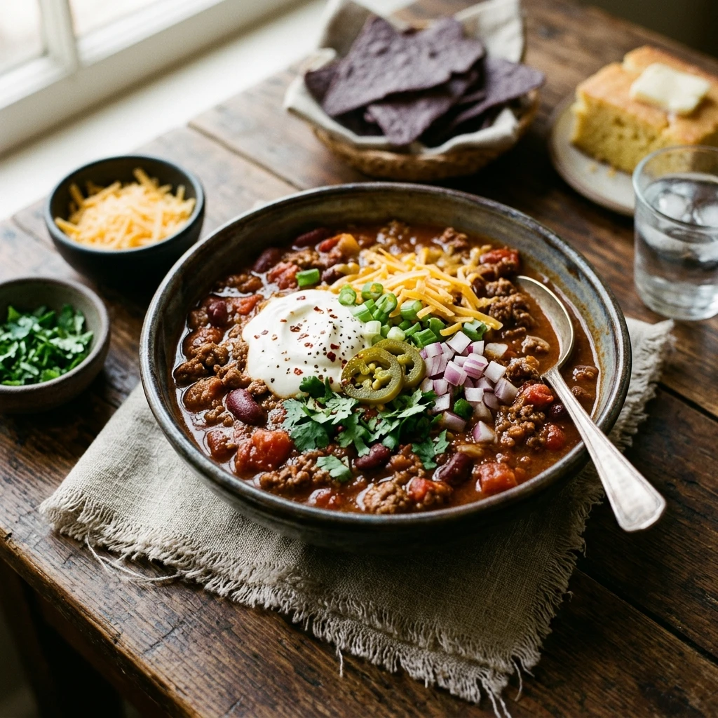 Loaded Chili Bowls