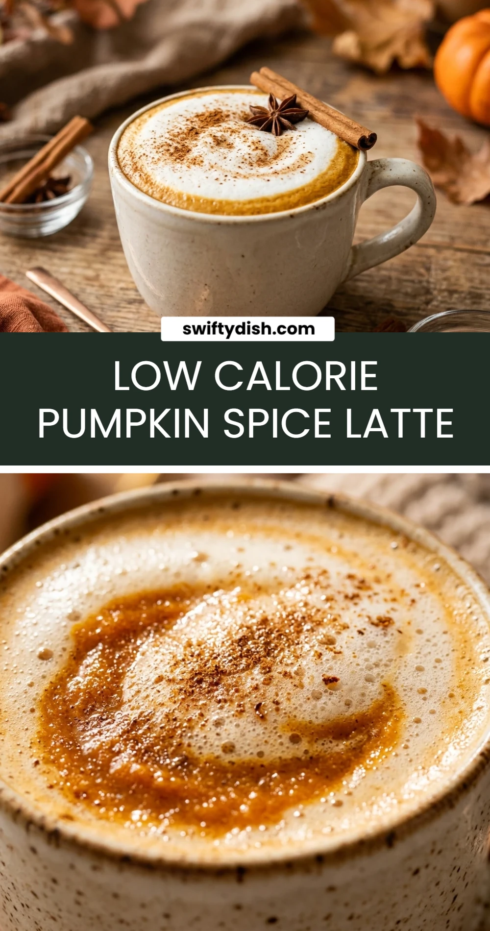 Low Calorie Pumpkin Spice Latte