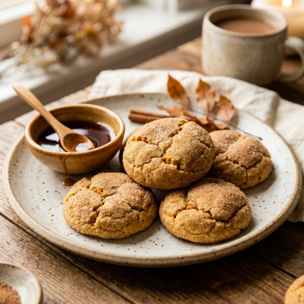 Maple Pumpkin Snickerdoodles