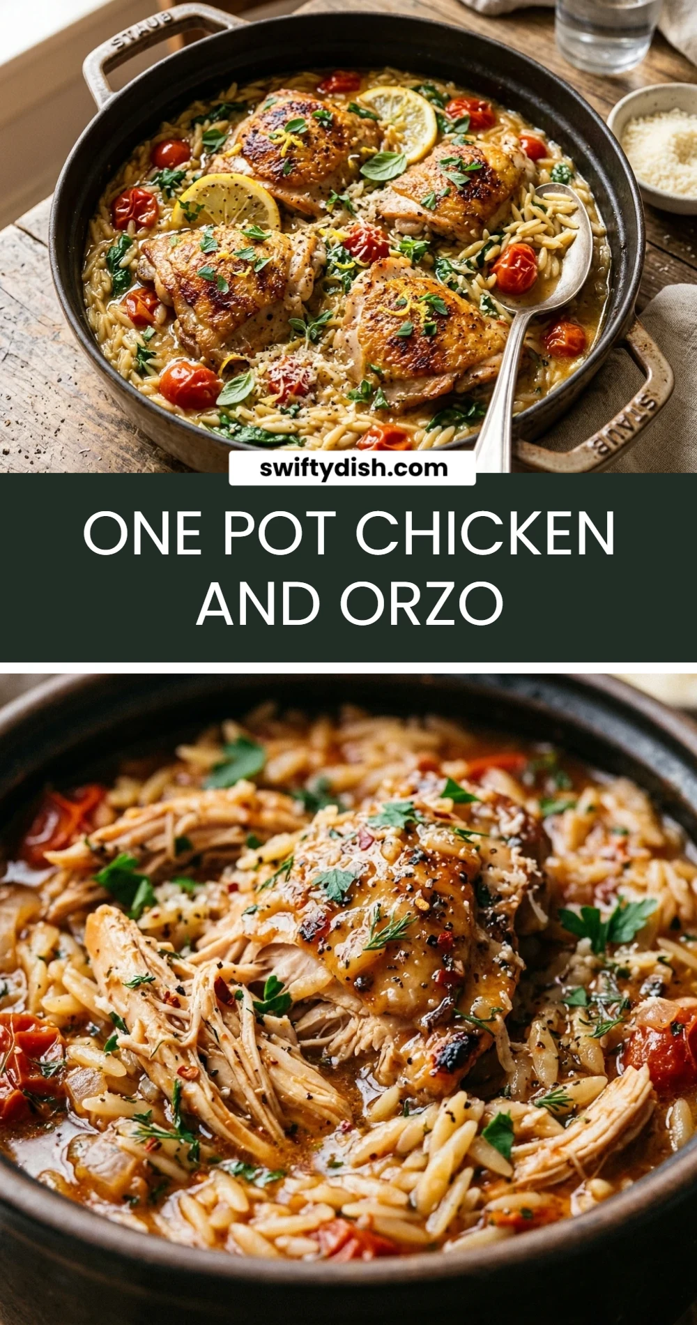 One Pot Chicken And Orzo