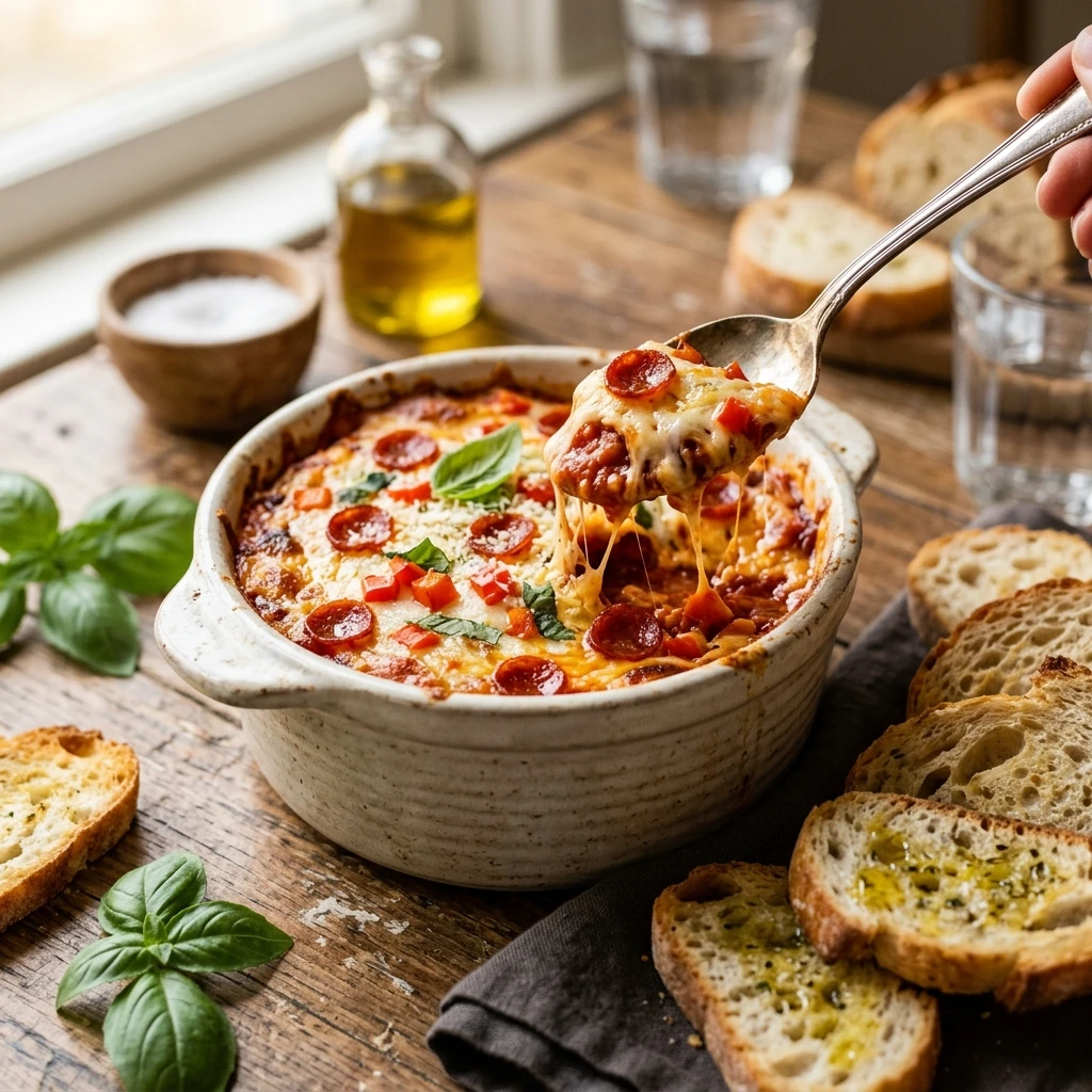 Oven Baked Pizza Dip