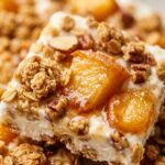 Peach Crumble Protein Yogurt Bark