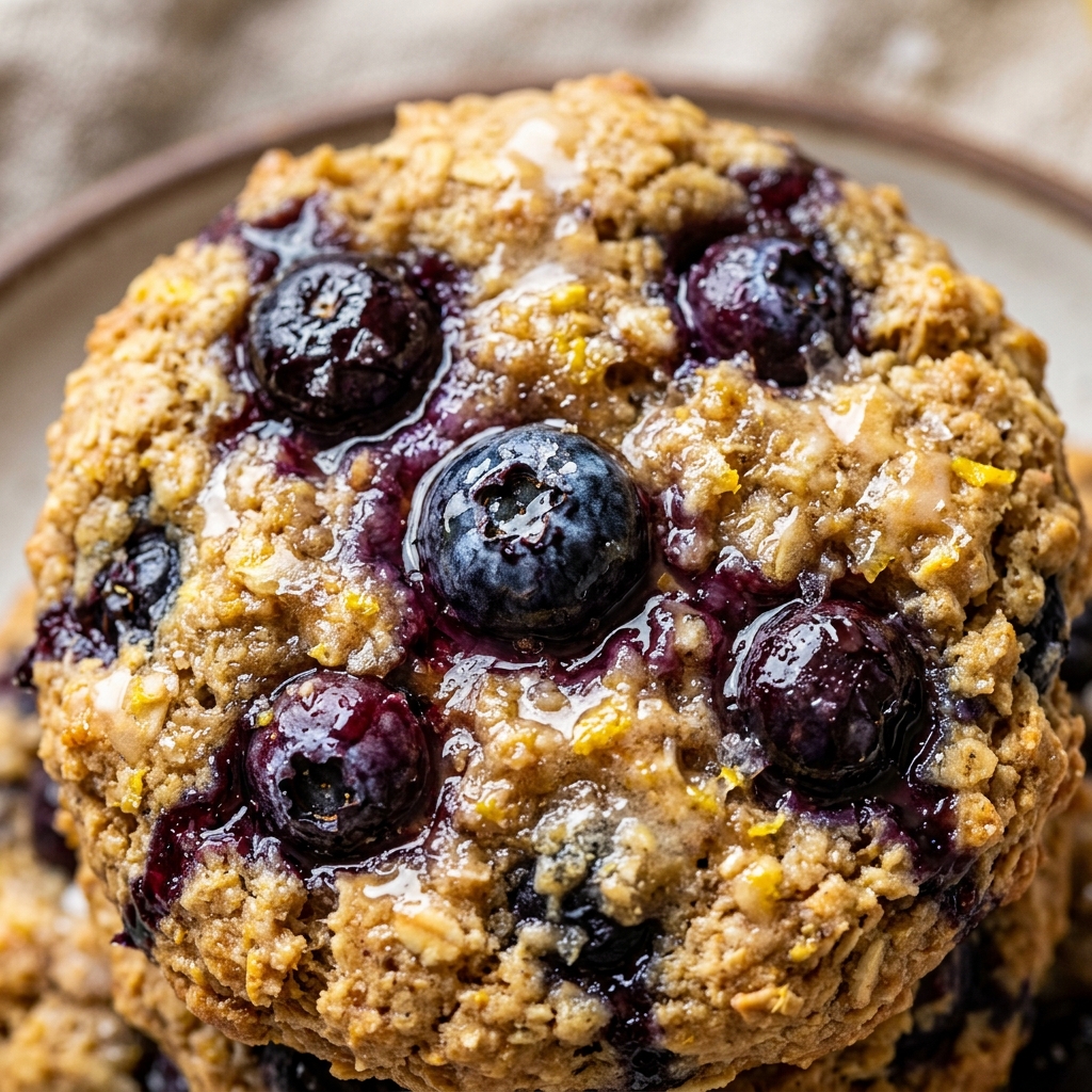 Protein Summer Cookies Lemon Blueberry