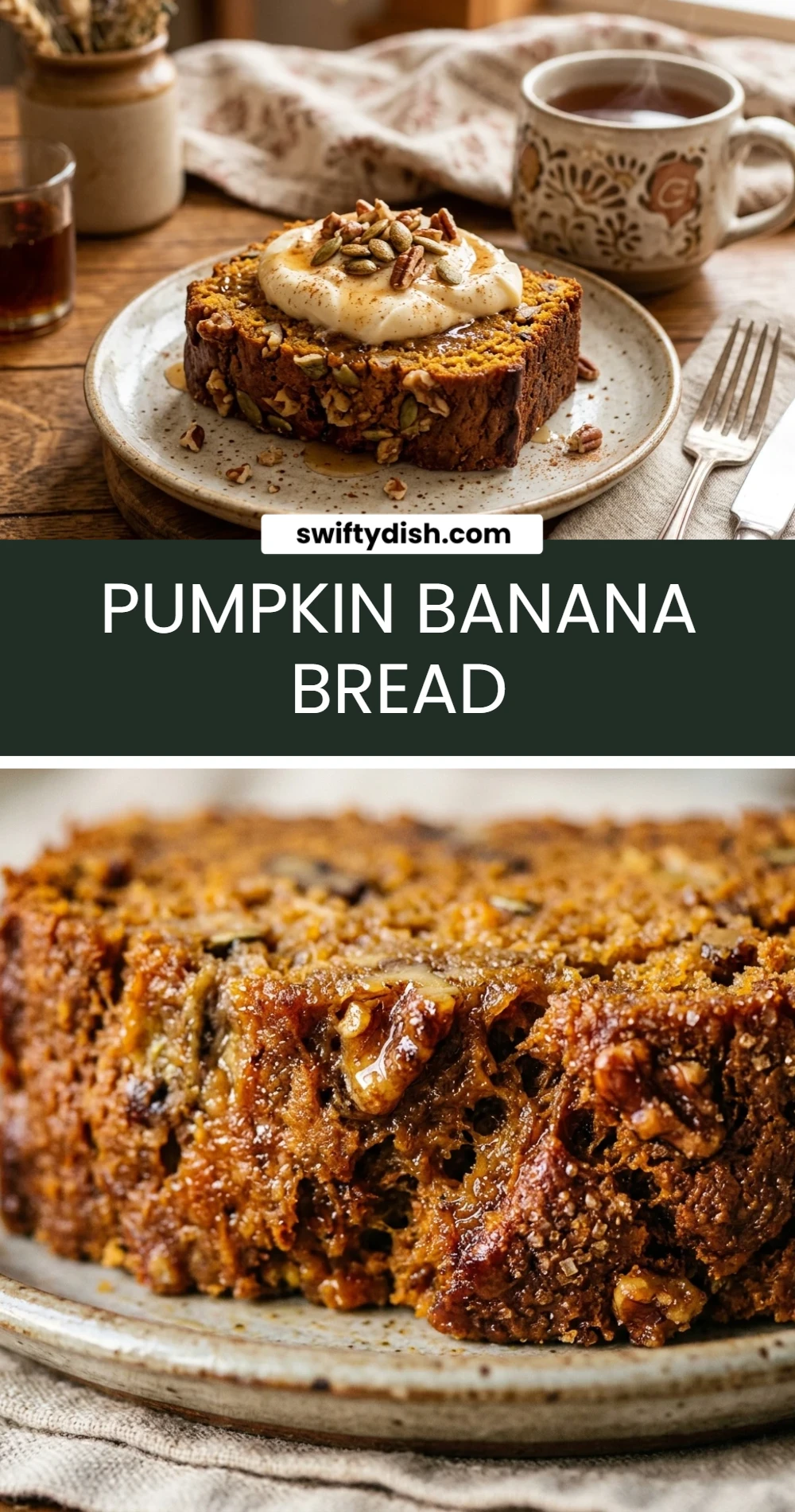 Pumpkin Banana Bread