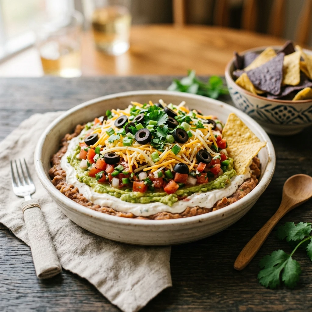 Seven Layer Taco Dip