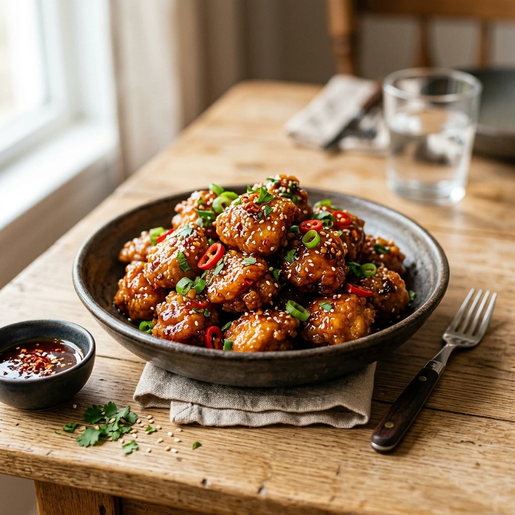 Spicy Honey Chicken Bites