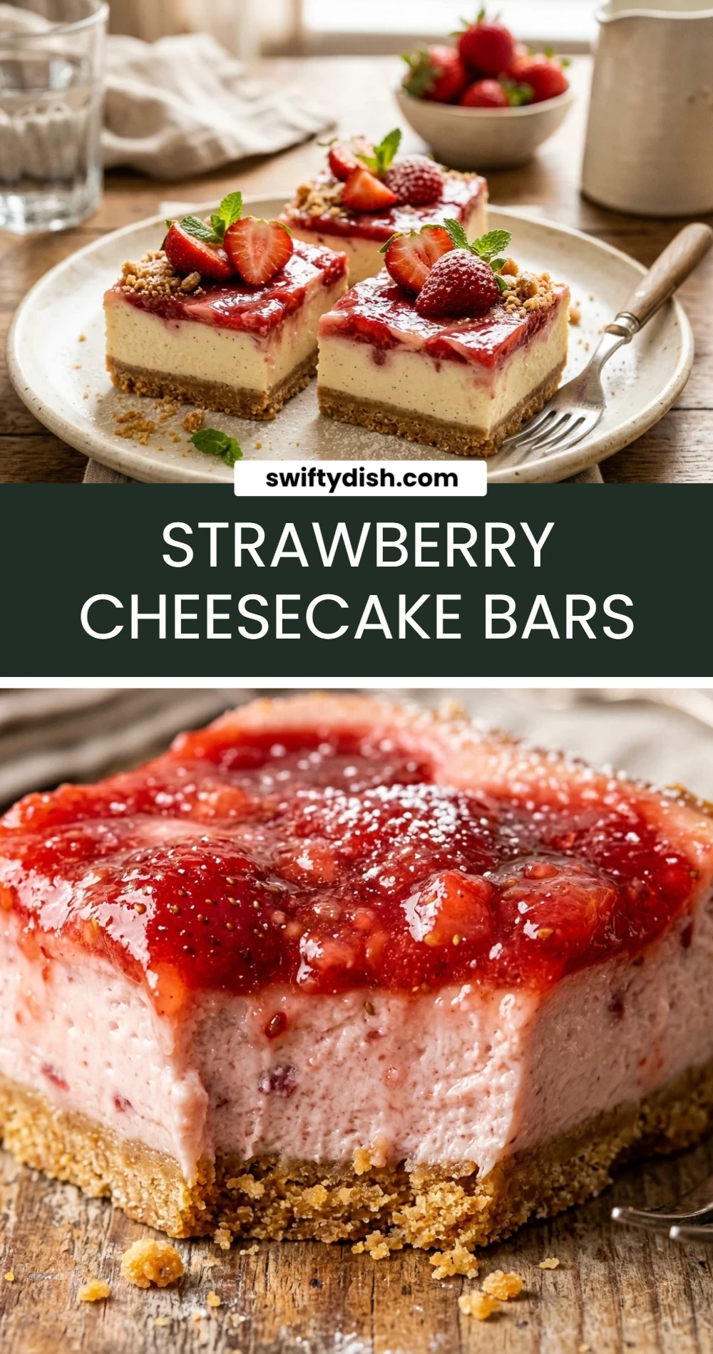 Strawberry Cheesecake Bars