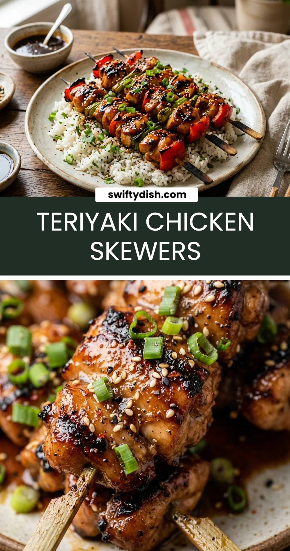 Teriyaki Chicken Skewers
