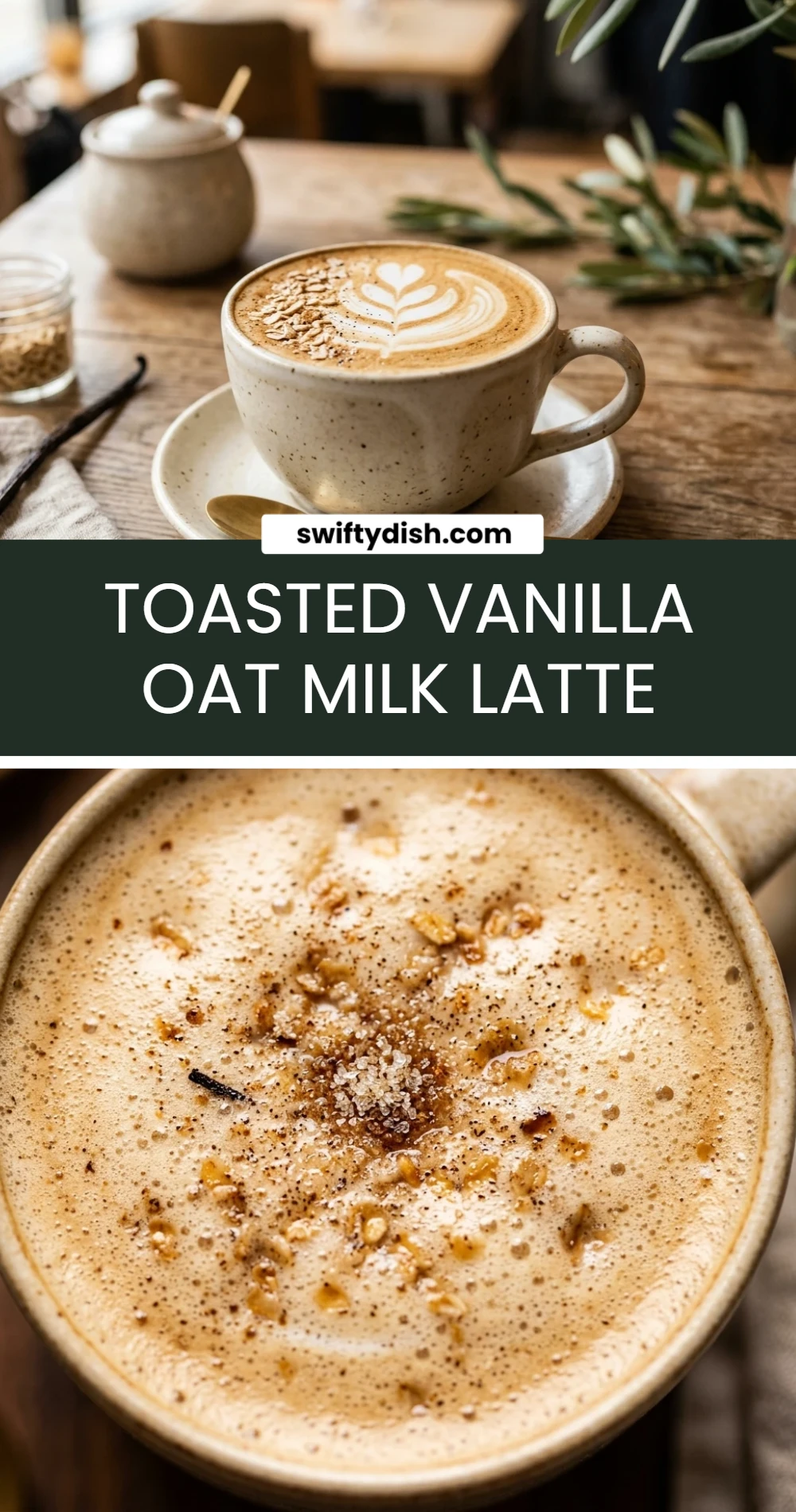 Toasted Vanilla Oat Milk Latte