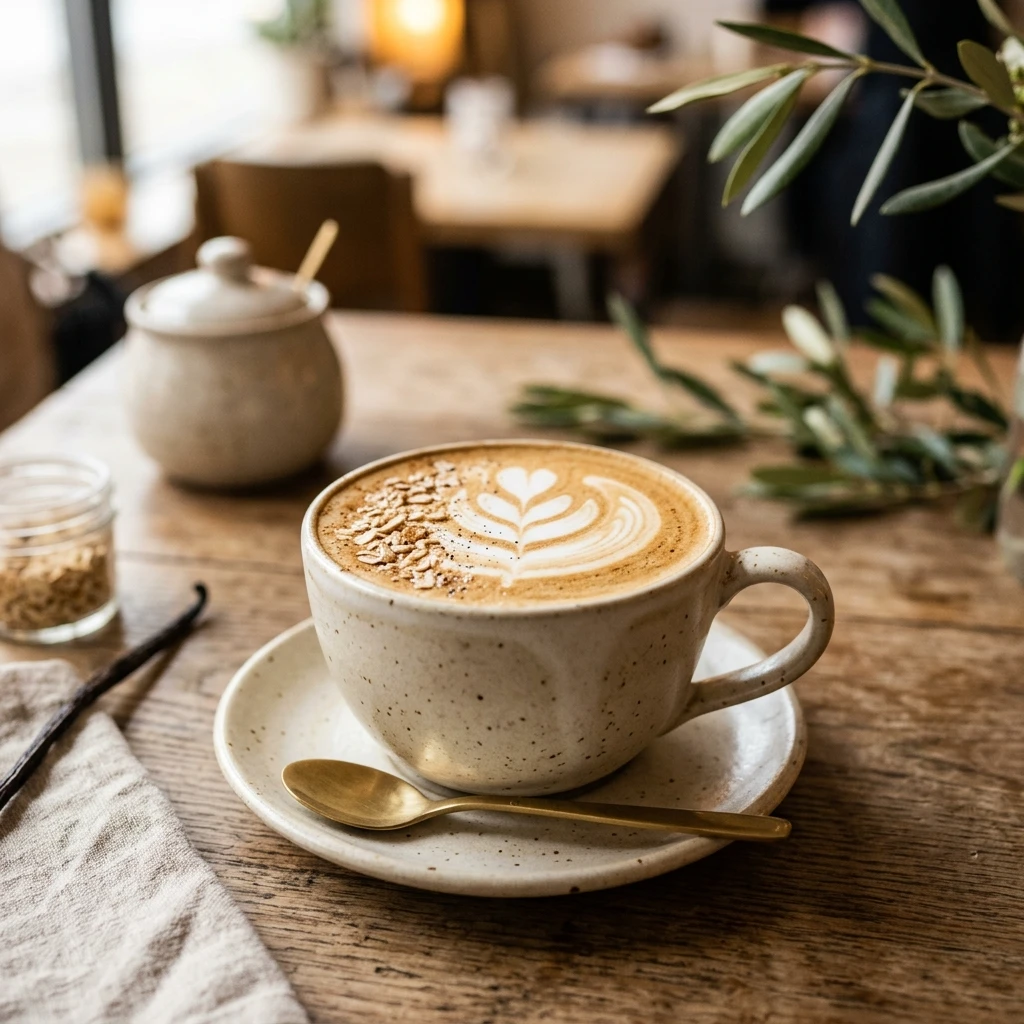 Toasted Vanilla Oat Milk Latte